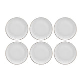 Grace dia.11.75" Round Brown Vitrified Plate (Set of 6)