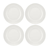 Banquet dia.9" Round Warm White Vitrified Plate (Set of 4)