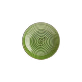 Breeze dia.9.75" h:2" 44 oz. Round Green Vitrified Deep Plate (Set of 6)