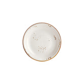 Harmony Elegance dia.9.75" h:2" 44 oz. Round Brown Vitrified Deep Plate (Set of 6)