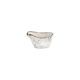 Harmony Elegance 3.25" x 2" x h:0" 2 oz. Oval Brown Vitrified Creamer (1 each)