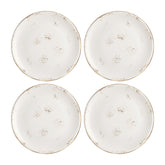 Harmony Elegance dia.6.75" Round Brown Vitrified Plate (Set of 4)