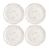 Harmony Elegance dia.8.25" Round Brown Vitrified Plate (Set of 4)