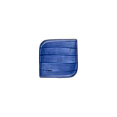Enigma 6" x 6" Square Blue Vitrified Plate (Set of 4)