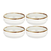 Gleam dia.4.75" h:0" 12 oz. Round Brown Vitrified Bowl (Set of 4)
