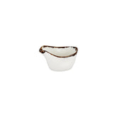 Gleam 3.25" x 2" x h:0" 2 oz. Oval Brown Vitrified Creamer (1 each)