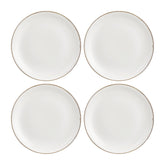 Gleam dia.10.75" Round Brown Vitrified Plate (Set of 4)