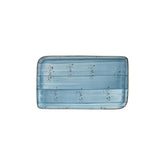 Infinity 11.75" x 7" x h:0" Rectangular Turquoise Vitrified Platter (1 each)