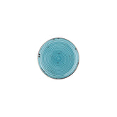 Infinity dia.7.5" Round Turquoise Vitrified Plate (Set of 4)