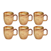 Helix Dune dia.3.25" h:4" 11 oz. Round Orange Vitrified Mug (Set of 6)