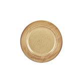 Helix Dune dia.10.75" Round Orange Vitrified Plate (Set of 4)