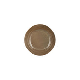 Helix Kaldi dia.8.25" Round Brown Vitrified Plate (Set of 4)