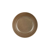 Helix Kaldi dia.10.75" Round Brown Vitrified Plate (Set of 4)