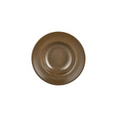 Helix Kaldi dia.9.75" h:0" 14 oz. Round Brown Vitrified Deep Plate (Set of 2)