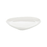 Island White 15.75" x 9.75" x h:0" Organic Warm White Vitrified Platter (1 each)