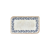 Kario 11.75" x 7" x h:0" Rectangular Blue Vitrified Platter (1 each)