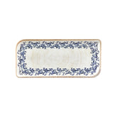 Kario 13.75" x 6.25" x h:0" Rectangular Blue Vitrified Platter (1 each)
