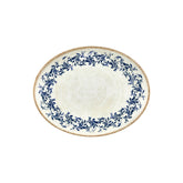 Kario 12.25" x 9.5" x h:1" Oval Blue Vitrified Platter (1 each)