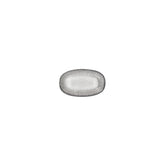 Luna 6" x 3.5" x h:0.75" Oval Gray Vitrified Platter (1 each)