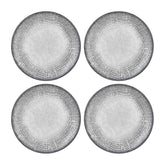 Luna dia.8.25" Round Gray Vitrified Plate (Set of 4)