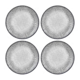 Luna dia.10.75" Round Gray Vitrified Plate (Set of 4)