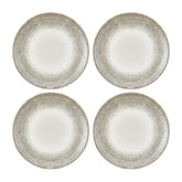 Misis dia.7.5" Round Brown Vitrified Plate (Set of 4)