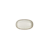 Misis 7.5" x 4.25" x h:1" Oval Brown Vitrified Platter (1 each)
