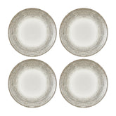 Misis dia.10.75" Round Brown Vitrified Plate (Set of 4)