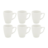 Gourmet dia.3.25" h:0" 10 oz. Round Warm White Vitrified Mug (Set of 6)