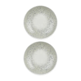 Natura Ocean dia.9.75" h:0" 44 oz. Round Blue Vitrified Deep Plate (Set of 2)