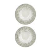 Natura Ocean dia.9.75" h:0" 14 oz. Round Blue Vitrified Deep Plate (Set of 2)