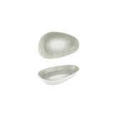 Natura Ocean 7.5" x 4.75" x h:1.5" Organic Blue Vitrified Platter (1 each)