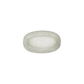 Natura Ocean 9.5" x 5.75" x h:1" Oval Blue Vitrified Platter (1 each)