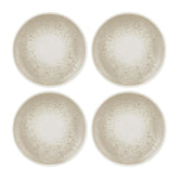Natura dia.6.75" Round Brown Vitrified Plate (Set of 4)