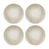 Natura dia.8.25" Round Brown Vitrified Plate (Set of 4)