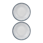 Occhio dia.9.75" h:0" 44 oz. Round Blue Vitrified Deep Plate (Set of 2)