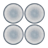 Occhio dia.7.5" Round Blue Vitrified Plate (Set of 4)