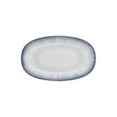 Occhio 13.5" x 8" x h:1.5" Oval Blue Vitrified Platter (1 each)