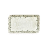 Oliva 13.75" x 8.25" x h:0" Rectangular Green Vitrified Platter (1 each)