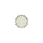 Oliva dia.6.75" Round Green Vitrified Plate (Set of 4)