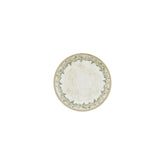 Oliva dia.7.5" Round Green Vitrified Plate (Set of 4)