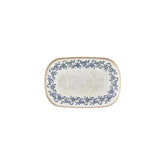 Kario 13.5" x 9" x h:0.75" Oval Blue Vitrified Platter (1 each)
