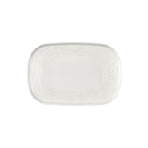 Luzz 13.5" x 9" x h:0.75" Oval Warm White Vitrified Platter (1 each)