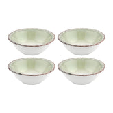 Rome dia.6.25" h:2.25" 17 oz. Round Green Vitrified Bowl (Set of 4)
