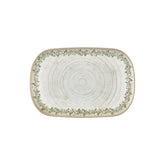 Oliva 13.5" x 9" x h:0.75" Oval Green Vitrified Platter (1 each)