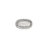 Zafira 7.5" x 4.25" x h:1" Oval Beige Vitrified Platter (1 each)