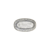 Zafira 9.5" x 5.75" x h:1" Oval Beige Vitrified Platter (1 each)