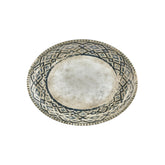 Zafira 14.25" x 11" x h:1.25" Oval Beige Vitrified Platter (1 each)