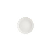 Smooth White dia.5.75" h:1.25" 9 oz. Round Warm White Vitrified Deep Plate (Set of 4)