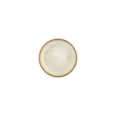 Smooth Ambience Yellow dia.4" h:1" 3 oz. Round Beige Vitrified Deep Plate (Set of 4)